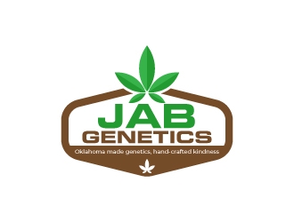 JAB Genetics logo design by mawanmalvin