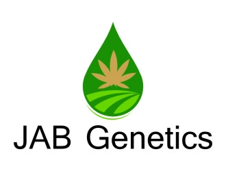 JAB Genetics logo design by jetzu