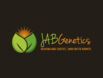 JAB Genetics logo design by pencilhand