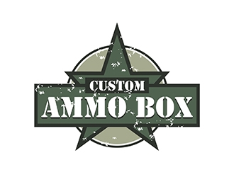 Custom Ammo Box logo design by gitzart