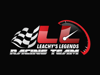 Leachy’s Legends Racing Team logo design by Greenlight