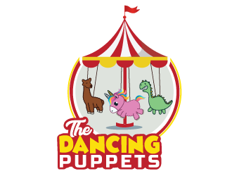The Dancing Puppets  logo design by MonkDesign