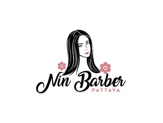 NIN BARBER  - PATTAYA logo design by Donadell