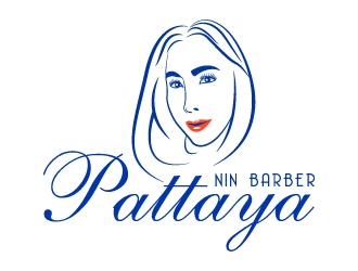 NIN BARBER  - PATTAYA logo design by MUSANG