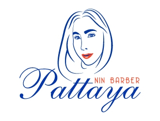NIN BARBER  - PATTAYA logo design by MUSANG