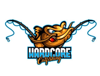 Hardcore Catfishing logo design by LogoInvent