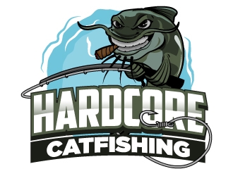 Hardcore Catfishing logo design by fries