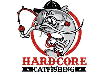 Hardcore Catfishing logo design by dorijo