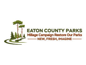 Eaton County Parks Millage Campaign Restore Our Parks logo design by Gwerth