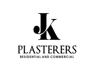 JK Plasterers. residential and commercial  logo design by JessicaLopes