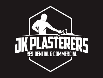JK Plasterers. residential and commercial  logo design by YONK
