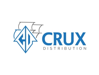 Crux Distribution logo design by fawadyk