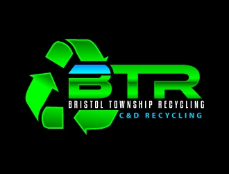 BTR bristol township recycling logo design by uttam