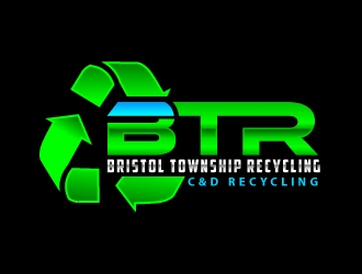 BTR bristol township recycling logo design by uttam