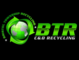 BTR bristol township recycling logo design by uttam