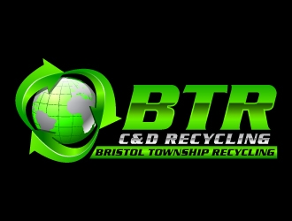 BTR bristol township recycling logo design by uttam