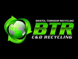 BTR bristol township recycling logo design by uttam