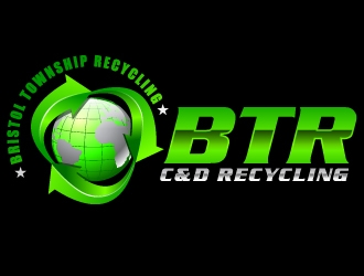 BTR bristol township recycling logo design by uttam