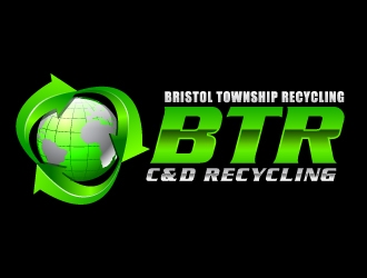 BTR bristol township recycling logo design by uttam