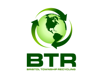 BTR bristol township recycling logo design by aldesign