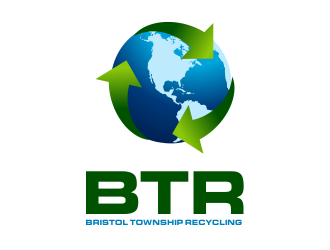 BTR bristol township recycling logo design by aldesign