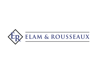 Elam & Rousseaux logo design by christabel