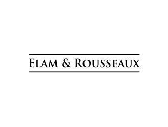 Elam & Rousseaux logo design by Barkah