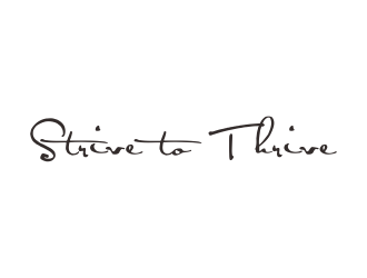 Strive to Thrive logo design by p0peye