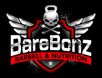 BareBonz Barbell & Nutrition logo design by ingepro