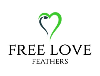 Free Love Feathers logo design by jetzu