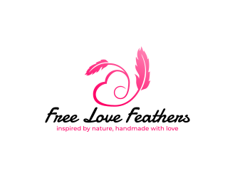 Free Love Feathers logo design by rizdsg