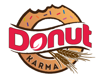 Donut Karma logo design by MonkDesign