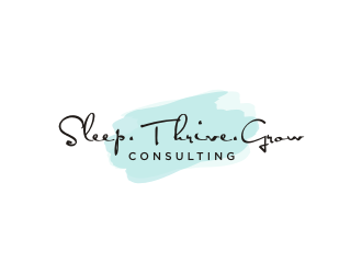 Sleep.Thrive.Grow Consulting logo design by blessings