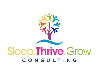 Sleep.Thrive.Grow Consulting logo design by cikiyunn