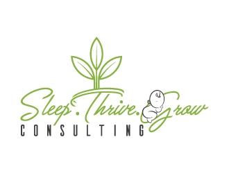 Sleep.Thrive.Grow Consulting logo design by aryamaity