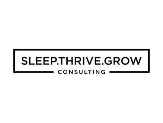 Sleep.Thrive.Grow Consulting logo design by p0peye