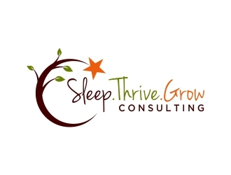 Sleep.Thrive.Grow Consulting logo design by dibyo