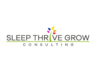 Sleep.Thrive.Grow Consulting logo design by Andrei P