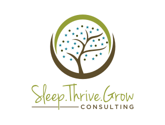Sleep.Thrive.Grow Consulting logo design by christabel