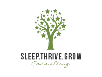 Sleep.Thrive.Grow Consulting logo design by SmartTaste