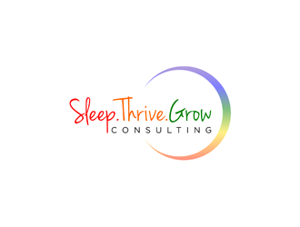 Sleep.Thrive.Grow Consulting logo design by alby