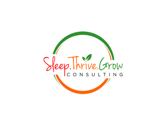 Sleep.Thrive.Grow Consulting logo design by alby