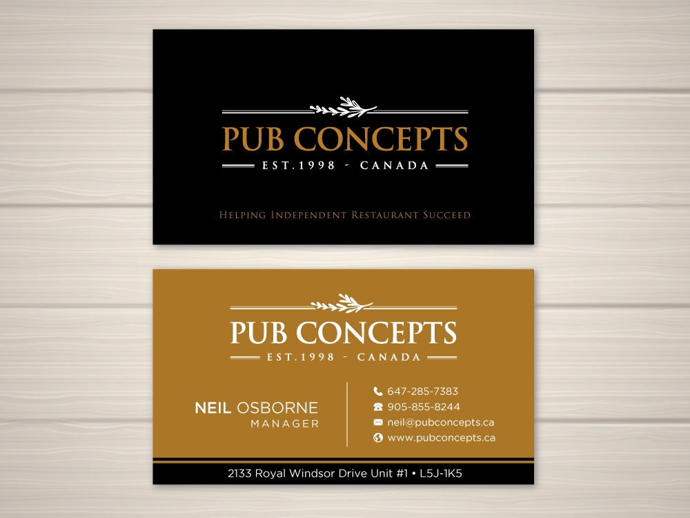 Pub Concepts logo design by labo