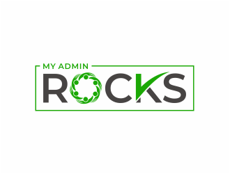 My Admin Rocks  logo design by mutafailan