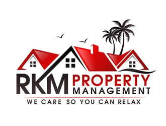 RKM Property Management logo design by DreamLogoDesign