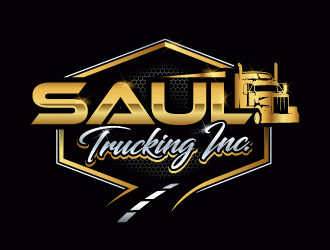 Saul Trucking inc. logo design by lestatic22