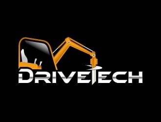 DriveTech Helical Foundation Systems logo design by sakarep