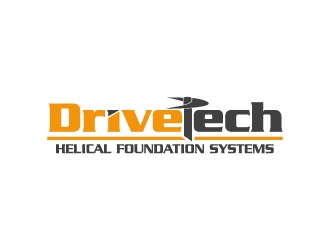 DriveTech Helical Foundation Systems logo design by sakarep