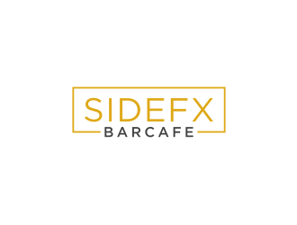 SIDEFX barcafe logo design by bricton
