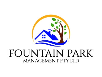 FOUNTAIN PARK MANAGEMENT PTY LTD  logo design by jetzu